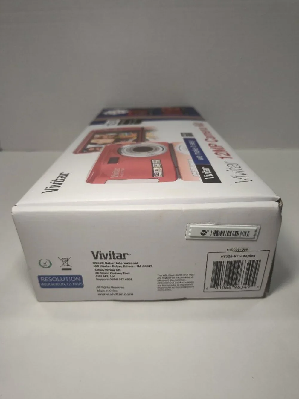 Vivitar ViviCam T328 12.1MP Digital Camera Kit Red Tested Complete New Battery